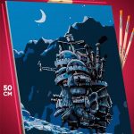 Картина по номерам Аниме Ходячий замок 40x50