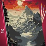 Картина по номерам Пейзажи Горы 40x50