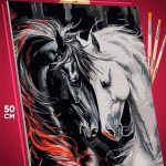 Картина по номерам Животные Конь Лошадь 40x50
