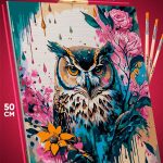 Картина по номерам Животные Сова 40x50