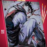 Картина по номерам Магическая битва Аниме Чосо 40x50