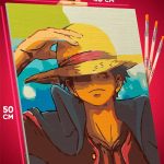 Картина по номерам Ван-Пис Аниме Монки Д. Луффи 40x50