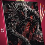 Картина по номерам Темная фэнтези Игра Dark Souls 40x50