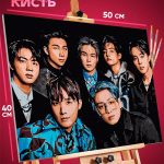 Картина по номерам BTS К-Поп музыка 40x50