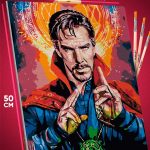 Картина по номерам Marvel Доктор Стрэндж 40x50