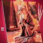 Картина по номерам Кот медитация 40x50