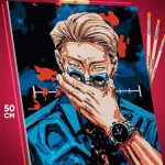 Картина по номерам Магическая битва Аниме Нанами Кенто 40x50