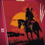 Картина по номерам Red Dead Redemption Игра 40x50