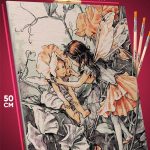 Картина по номерам Фэнтези Арт цветочные феи 40x50