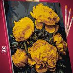 Картина по номерам Цветы желтые 40x50