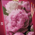 Картина по номерам Цветы пионы 40x50