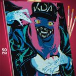 Картина по номерам League of Legends Игра K/DA  40x50