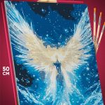 Картина по номерам Фэнтези Арт Ангел звезды 40x50