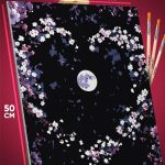 Картина по номерам Пейзаж летний природа ночь сакура луна 40x50