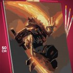 Картина по номерам Dota 2 Игра Джаггернаут 40x50