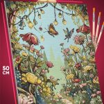 Картина по номерам Фэнтези Арт цветочная фея 40x50