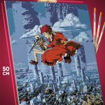 Картина по номерам Хаяо Миядзаки Аниме Шёпот сердца 40x50