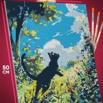 Картина по номерам Котики живопись 40x50