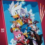 Картина по номерам Sonic мультфильм Ежи 40x50