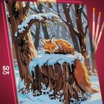 Картина по номерам Животные лис 40x50
