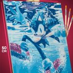 Картина по номерам Sonic мультфильм Еж Соник 40x50