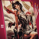 Картина по номерам League Of Legends Игра Ари 40x50