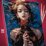 Картина по номерам Фэнтези Арт Девушка 40x50
