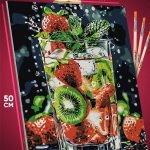 Картина по номерам Еда коктейль 40x50