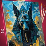 Картина по номерам Религия Древний Египет Анубис бог 40x50