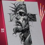 Картина по номерам Религия Иисус Христос Бог 40x50