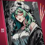 Картина по номерам Блич Аниме Неллиэль 40x50