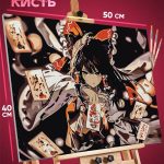 Картина по номерам Touhou Project Игра Рейму Хакурей 40x50