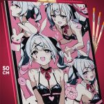 Картина по номерам Vocaloid Мику Хатсуне RABBit Hole 40x50