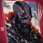 Картина по номерам God of War Игра Кратос 40x50