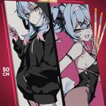 Картина по номерам Vocaloid Мику Хатсуне RABBit Hole 40x50