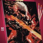 Картина по номерам Metal Gear Игра Райден 40x50