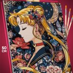Картина по номерам Сейлор Мун Аниме 40x50