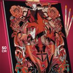 Картина по номерам Мультсериалы Отель Хазбин 40x50