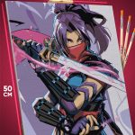 Картина по номерам Marvel Rivals Игра Псайлок 40x50