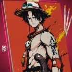 Картина по номерам Ван-Пис Аниме Портгас Д. Эйс 40x50