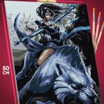 Картина по номерам Dota 2 Игра Мирана 40x50