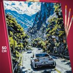 Картина по номерам Авто Nissan Skyline GTR 40x50