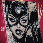 Картина по номерам DC Женщина-кошка 40x50
