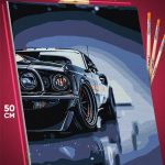 Картина по номерам Авто Ford Mustang 40x50