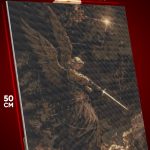 Алмазная мозаика Темная фэнтези ангел меч 40x50
