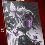 Алмазная мозаика Клинок рассекающий демонов Аниме Шинобу 40x50