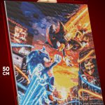 Алмазная мозаика Sonic мультфильм Еж Соник и Шэдоу 40x50