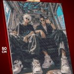Алмазная мозаика Магическая битва Аниме Годжо и Гето 40x50