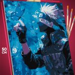 Картина по номерам Наруто Аниме Какаши Хатаке 40x50