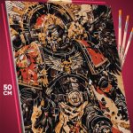 Картина по номерам Warhammer Игра 40x50